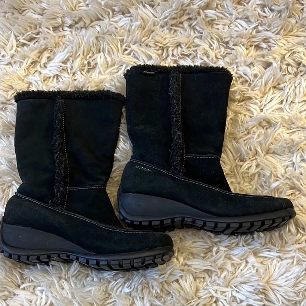 Women's Sporto Black Waterproof Winter Boots